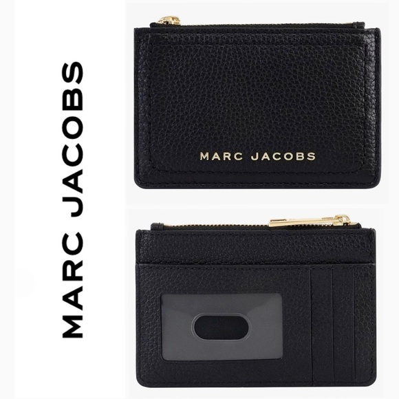 Marc Jacobs Bags Marc Jacobs Slim Black Leather Wallet With